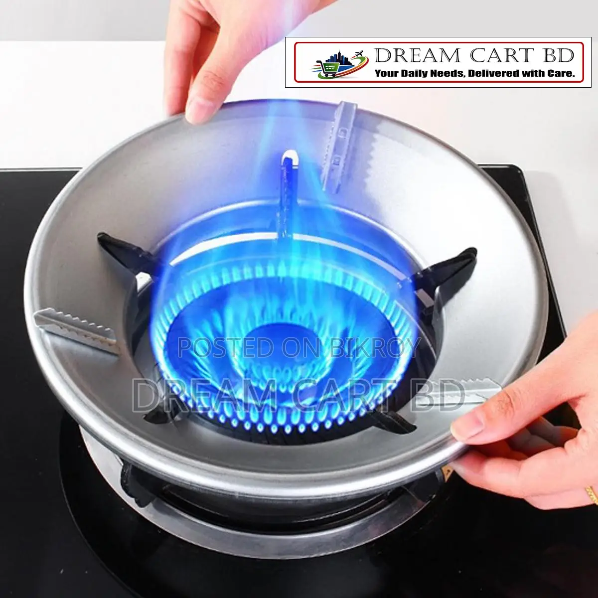 8-Hole Gas Stove Energy Saving Wind Shield Cover