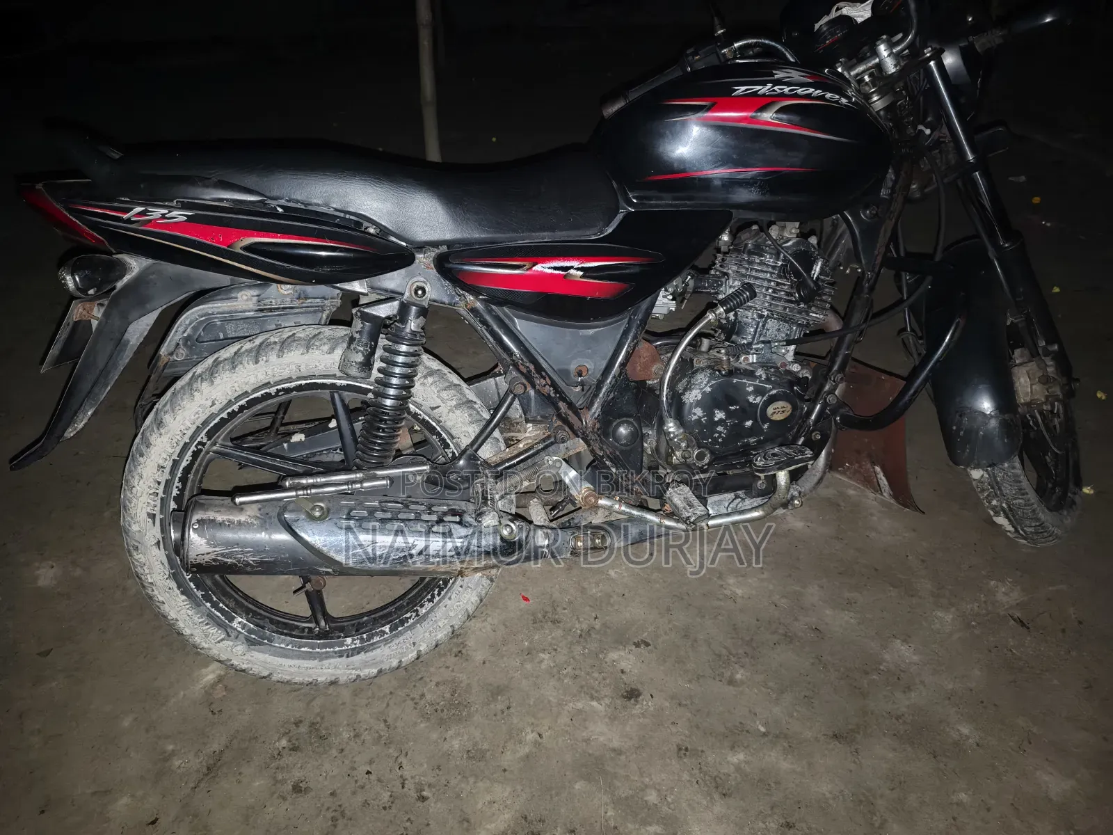 Bajaj Discover 135 2012 Black