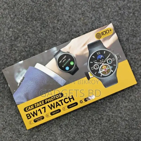 BW17 Smart Watch With Built-in Camera & SIM Support