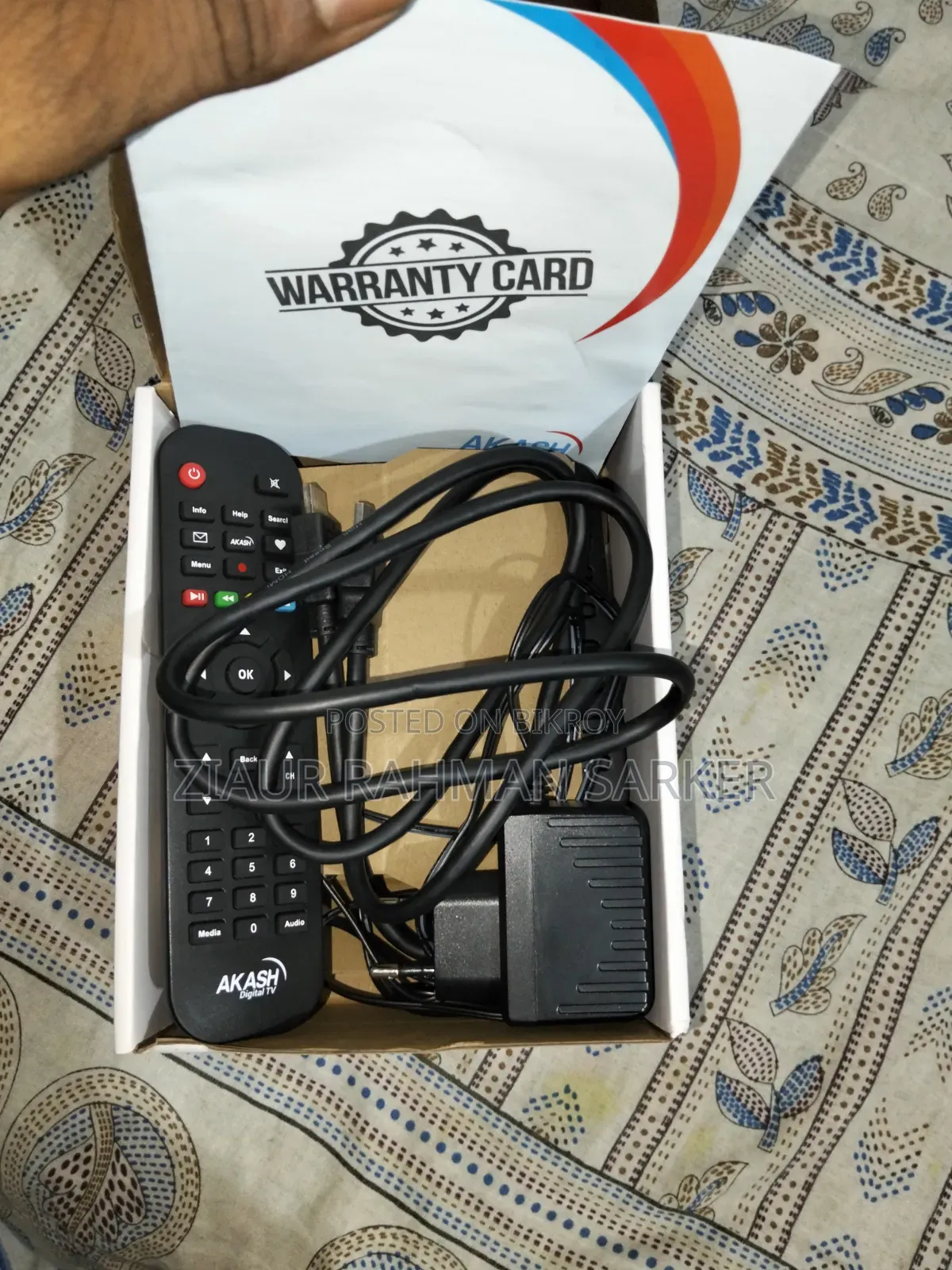 I will sell Akash TV.