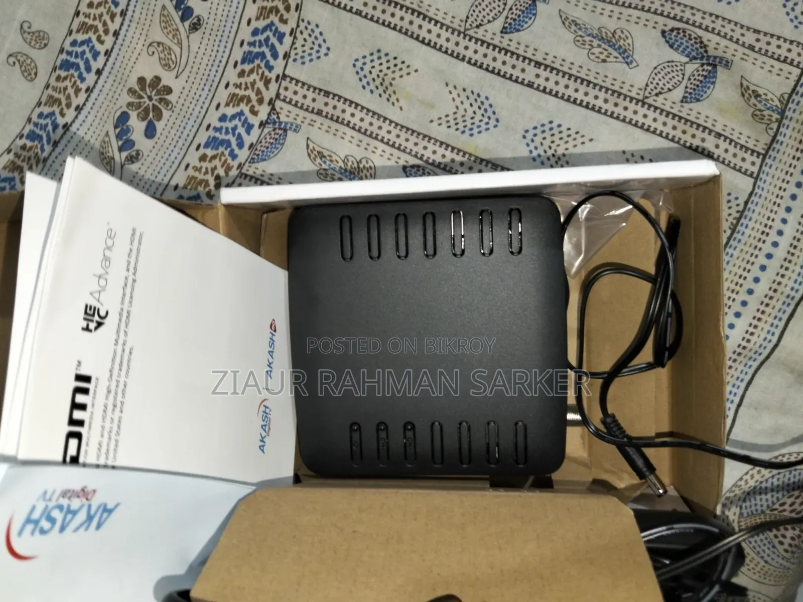 I will sell Akash TV.