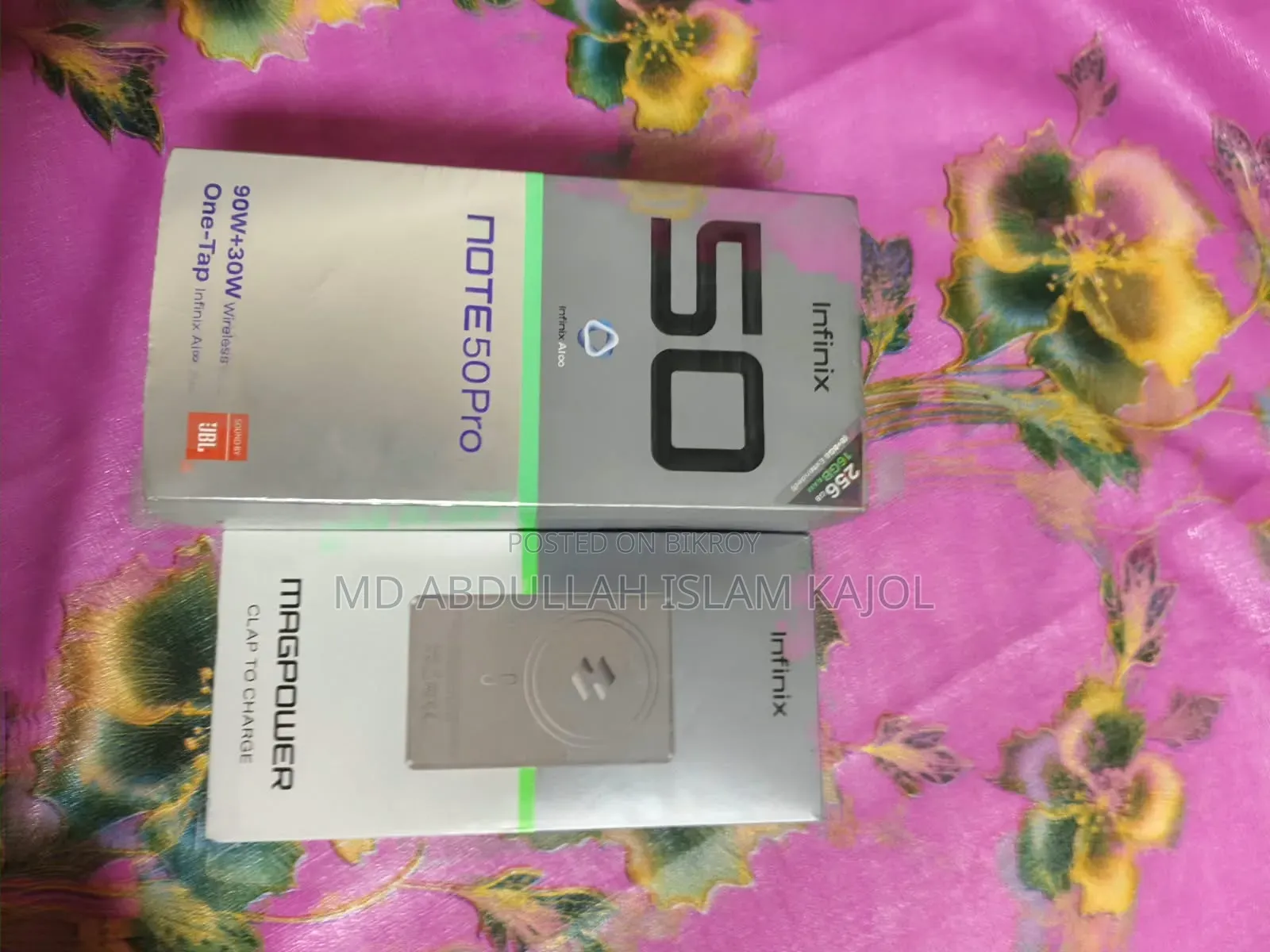 ইনফিনিক্স নোট ৫০ প্রো ২৫৬ জিবি ব্ল্যাক