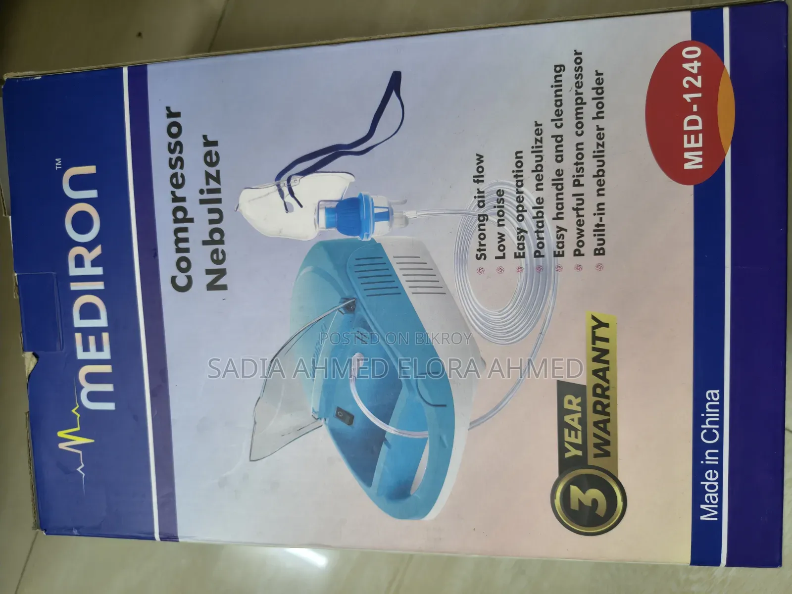 Mediron Compressor Nebulizer ( MED- 1240)