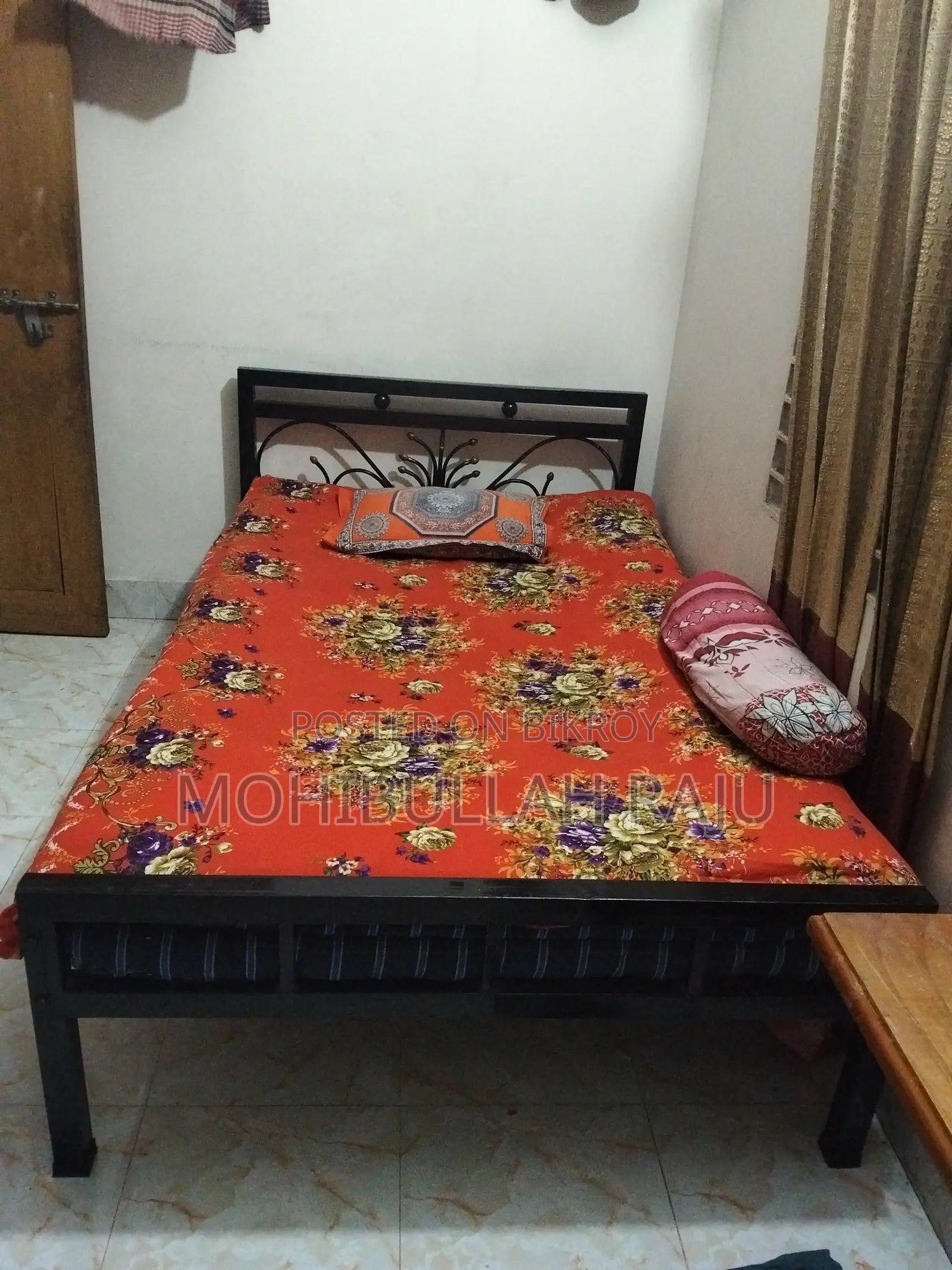লোহার খাট ৪" ৭"