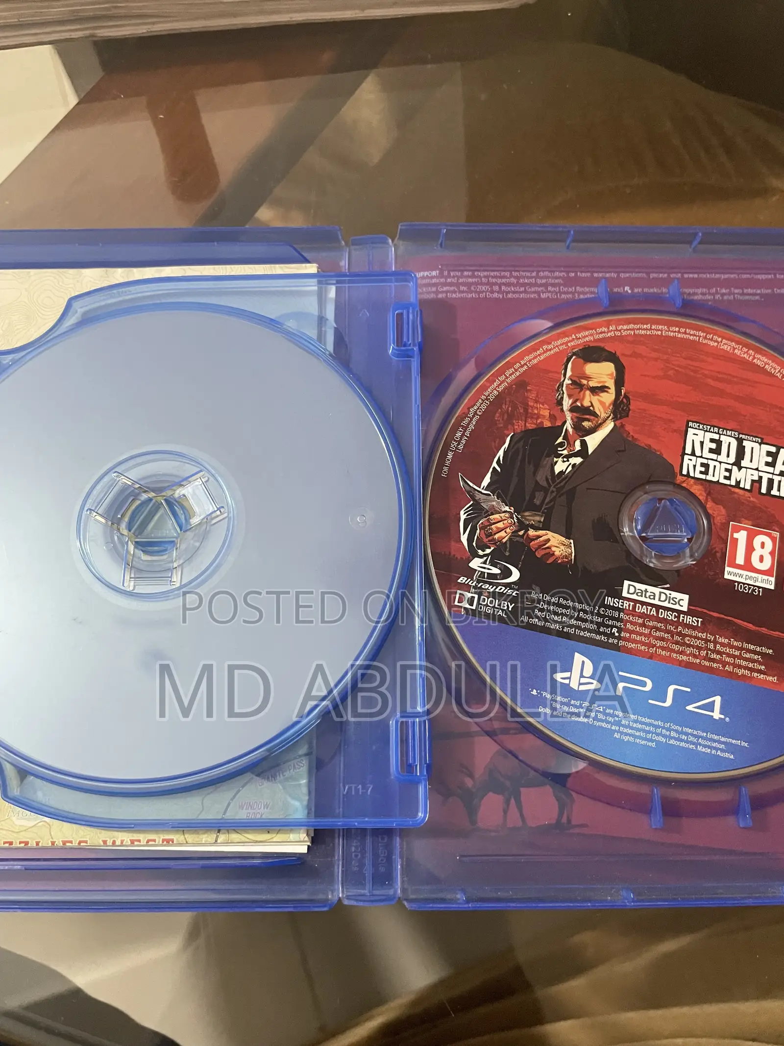 Rdr2 PS4 Game