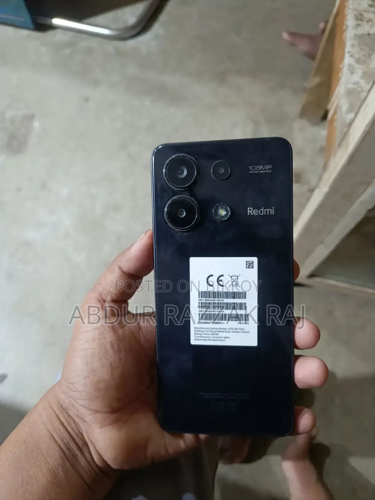 Xiaomi Redmi Note 13 256 GB Black