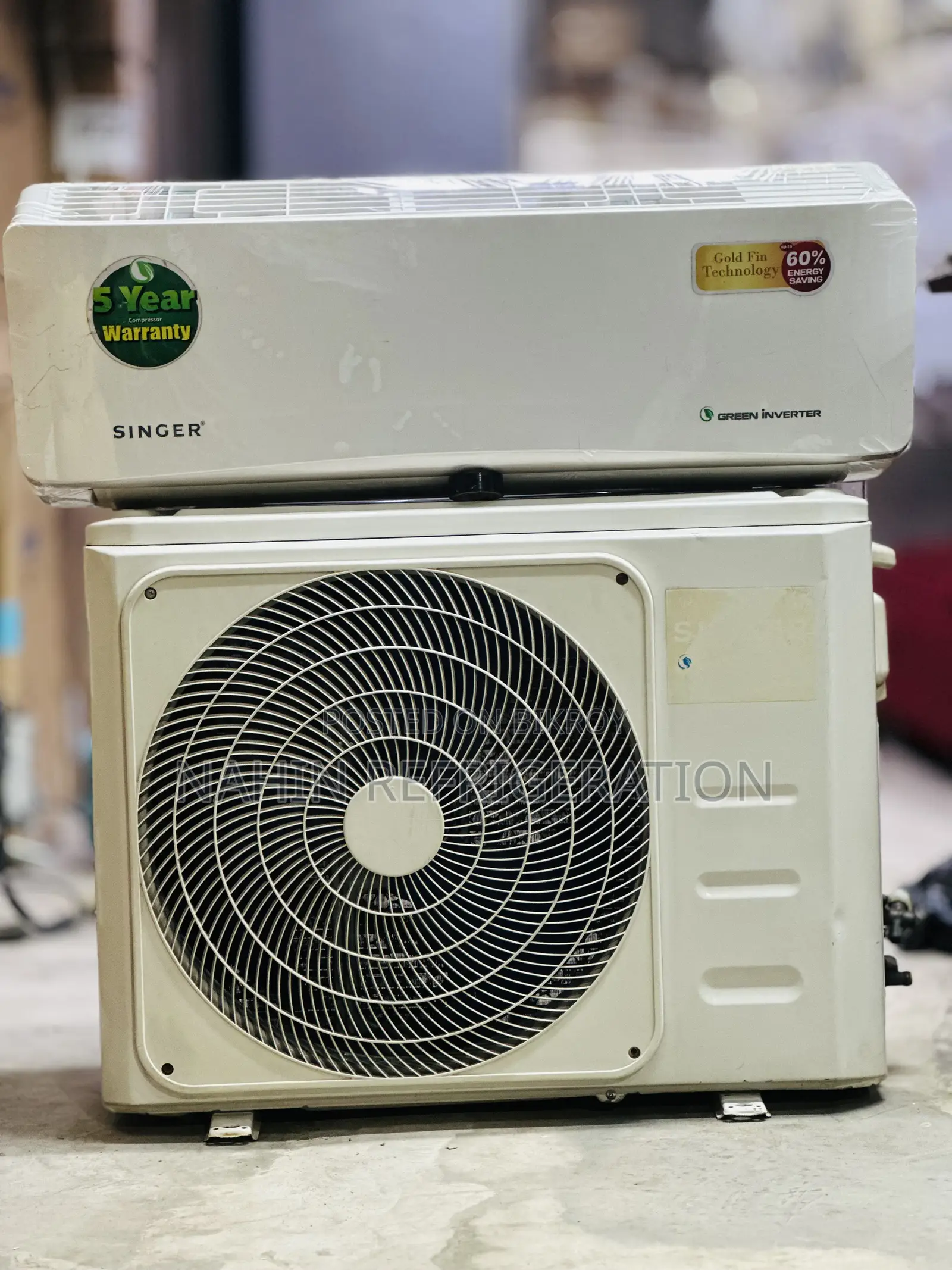 সিঙ্গার ১ টন গ্রীন ইনভার্টার স্প্লিট টাইপ এয়ার কন্ডিশনার