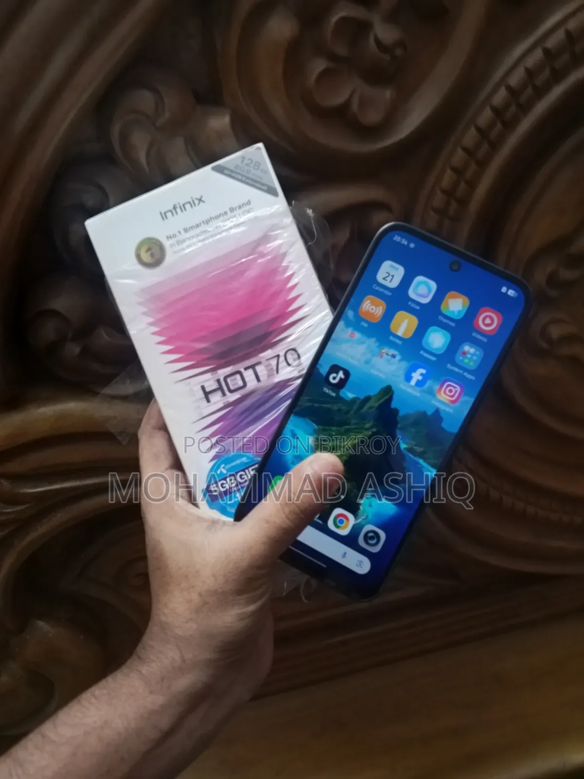 Infinix Hot 70 128 GB Black