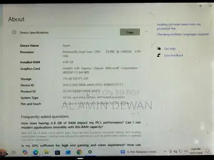 Desktop Computer 4GB Intel Core 2 Duo SSD 6T