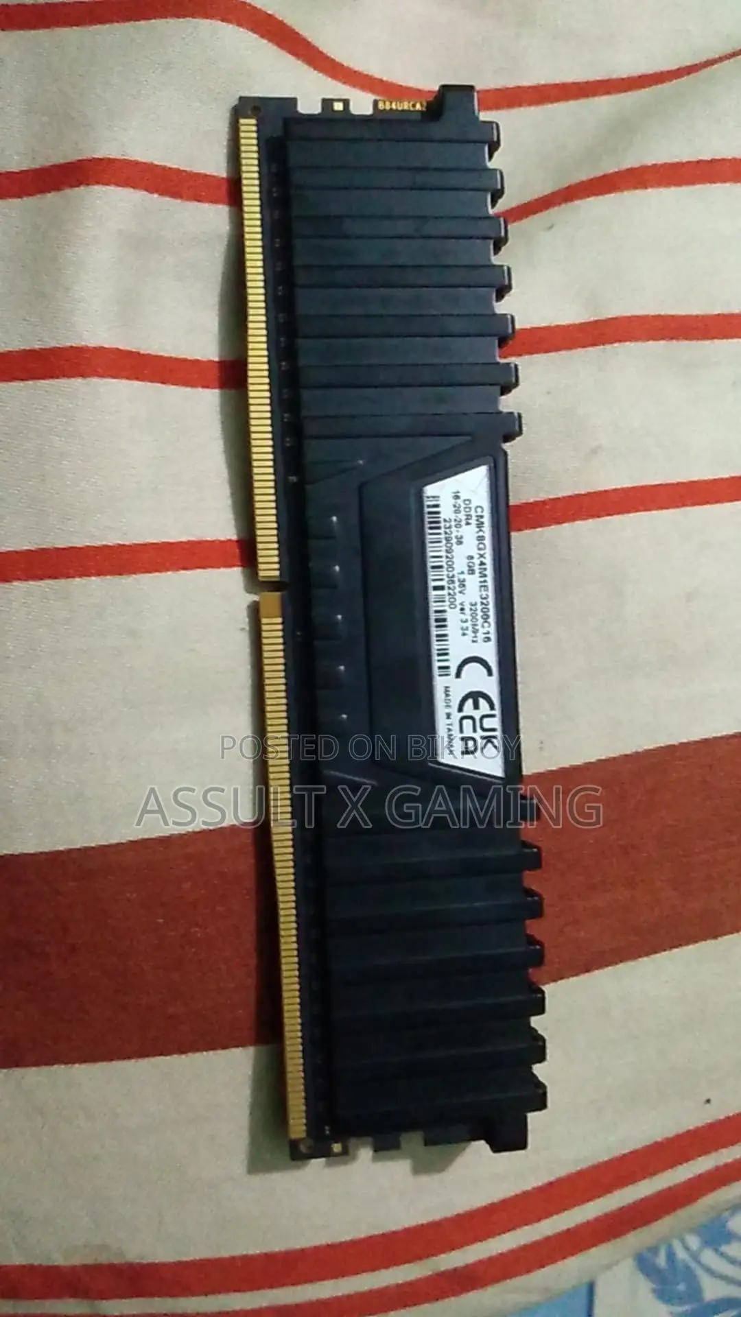 Corsair DDR4 8 GB LPX 3200 MHz RAM