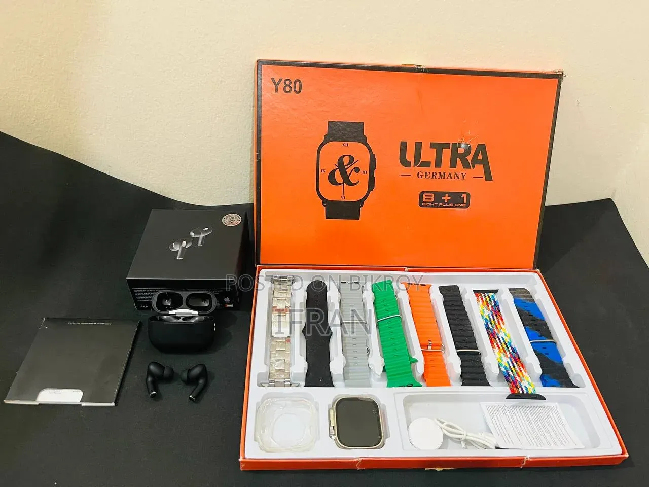 Y80 Smart Watch + Earbud 2nd Gen Combo Deal