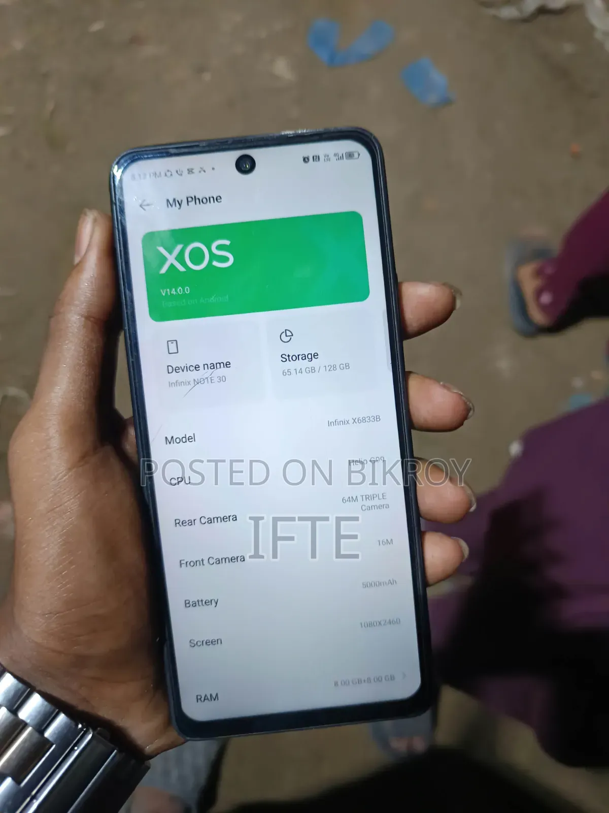 Infinix Note 30 128 GB Black