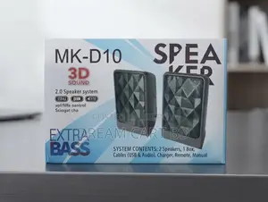MK-D10 USB Powered 3D Sound Portable Speaker With Extra Bass