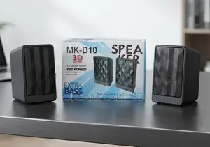 MK-D10 USB Powered 3D Sound Portable Speaker With Extra Bass