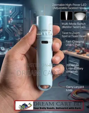 Powerful Long Range Rechargeable LED Torch Light