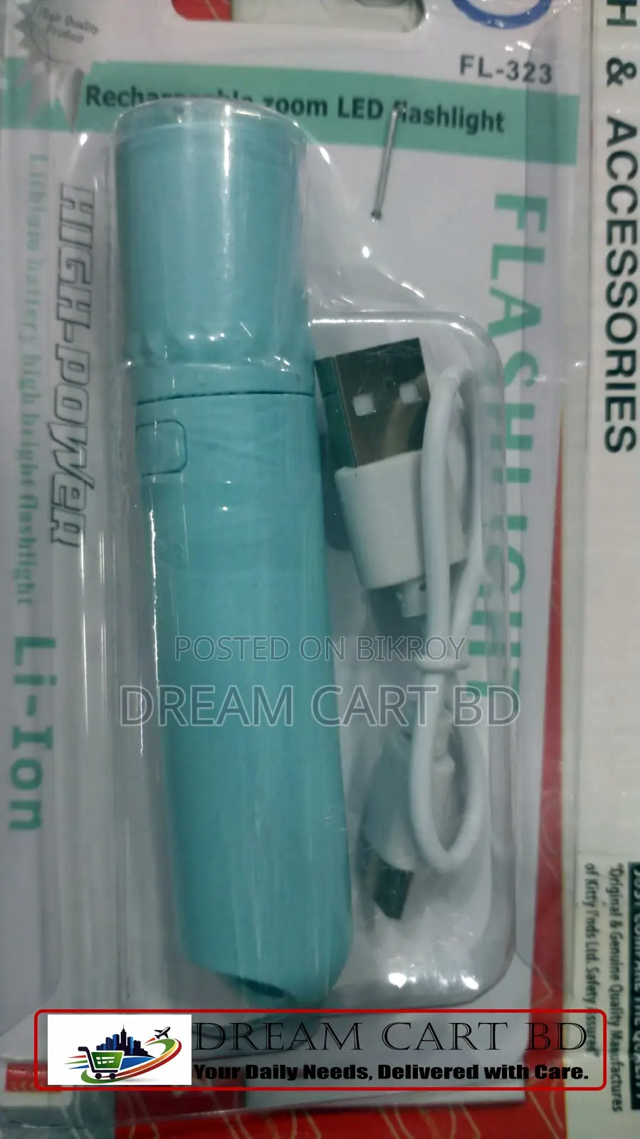 Powerful Long Range Rechargeable LED Torch Light