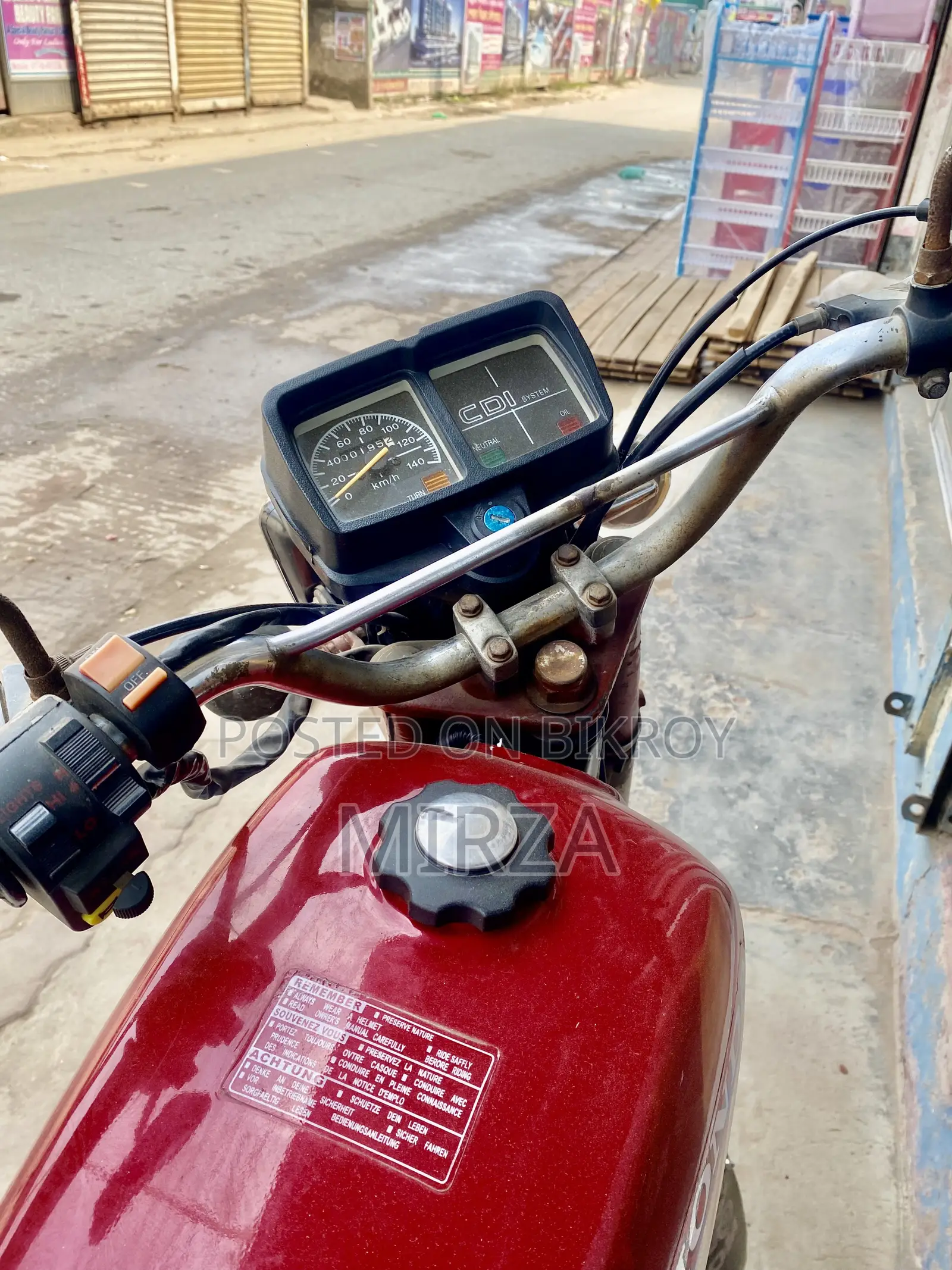 Honda CG110 1985 Red