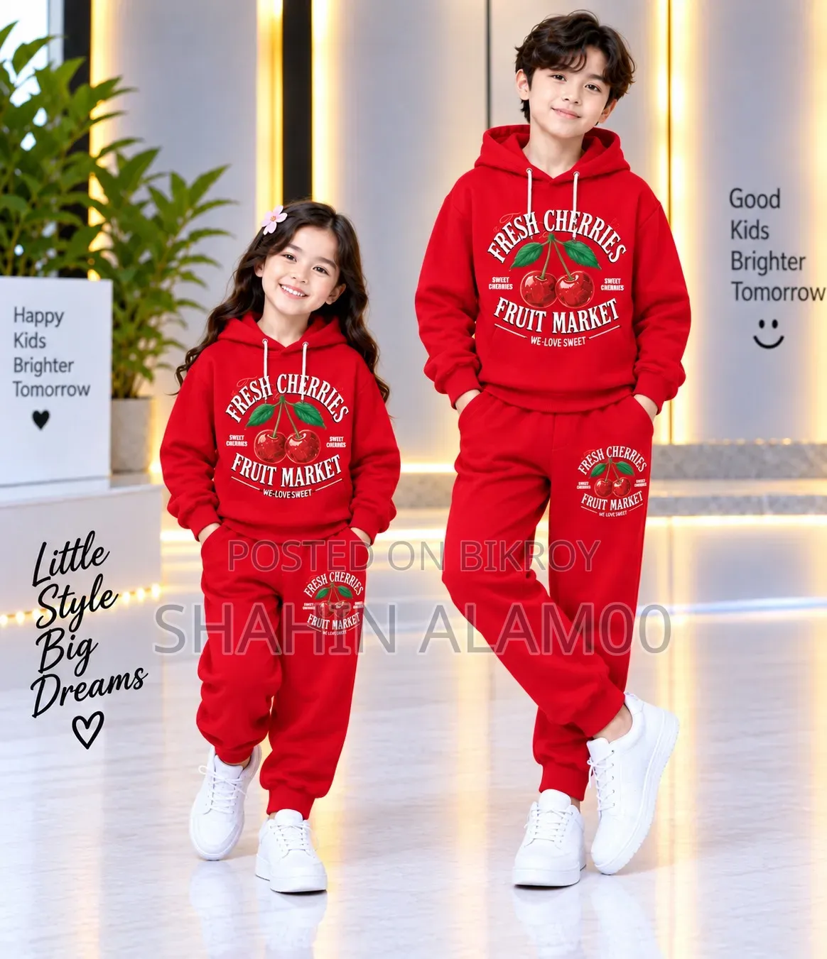 Stylish Kids Hoodie Set
