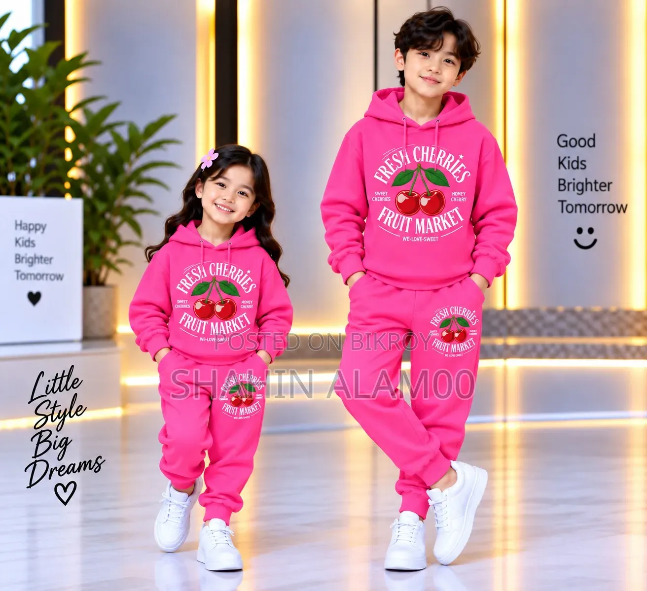 Stylish Kids Hoodie Set