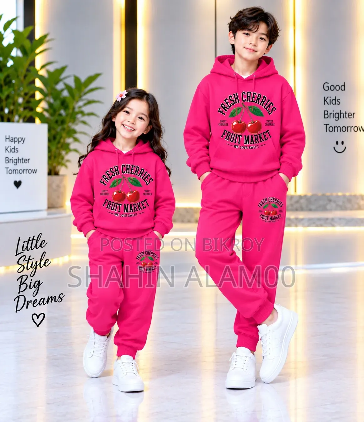 Stylish Kids Hoodie Set