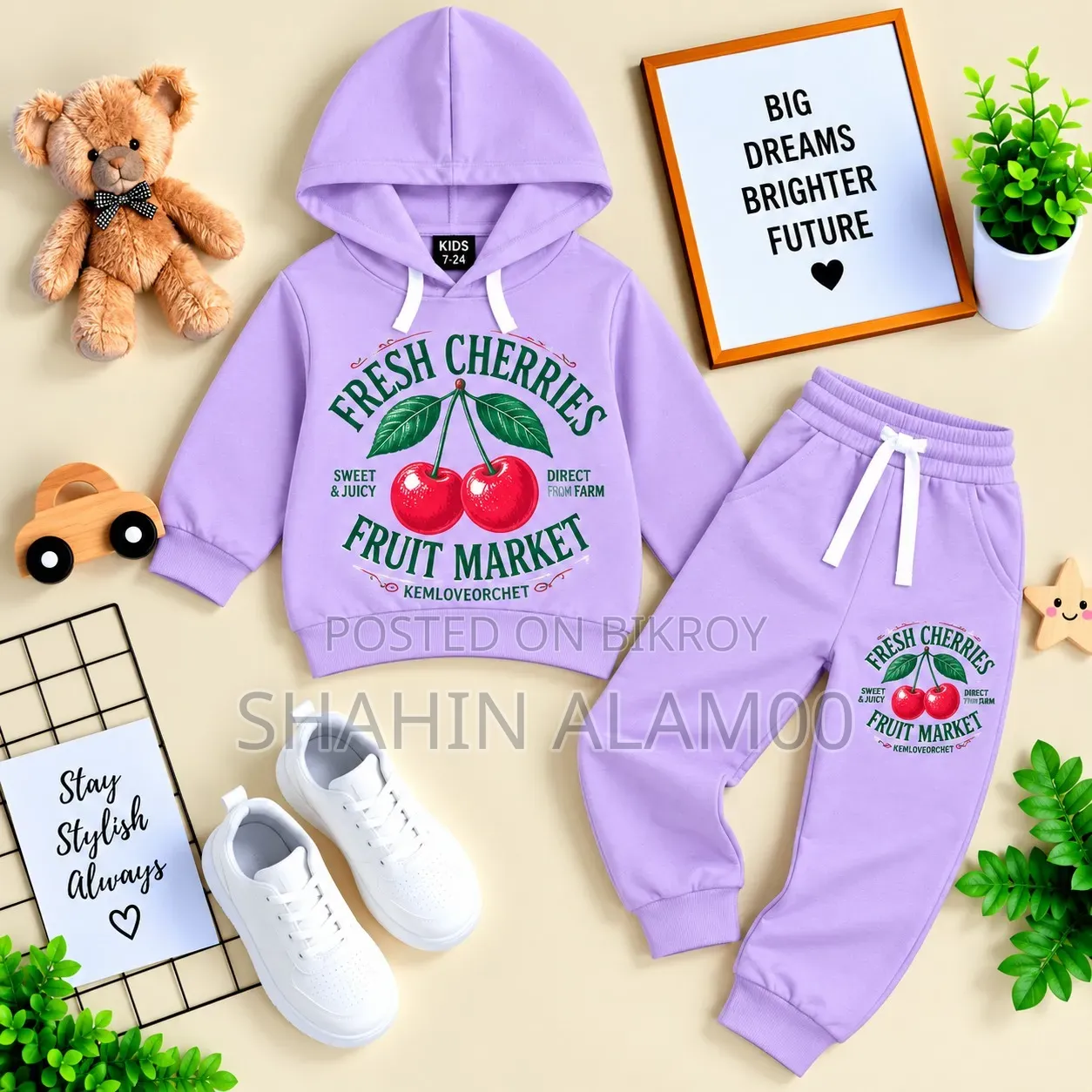 Stylish Kids Hoodie Set