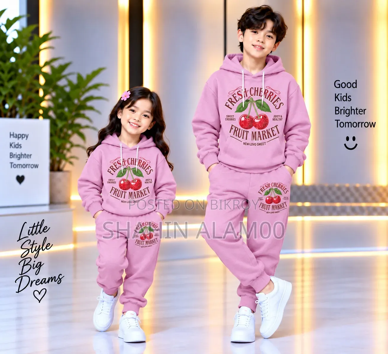 Stylish Kids Hoodie Set