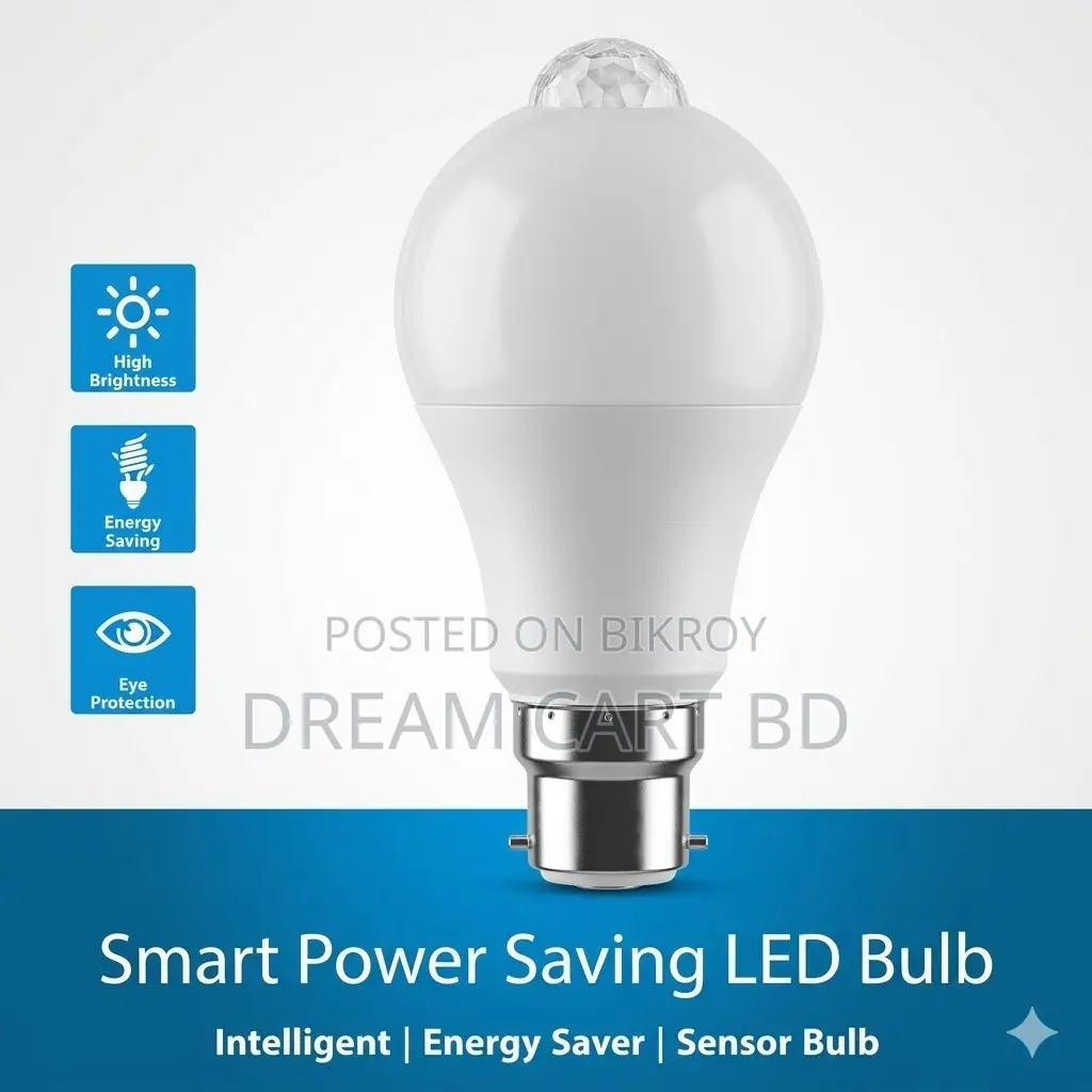 15W Motion Sensor Smart Auto LED Bulb Lamp