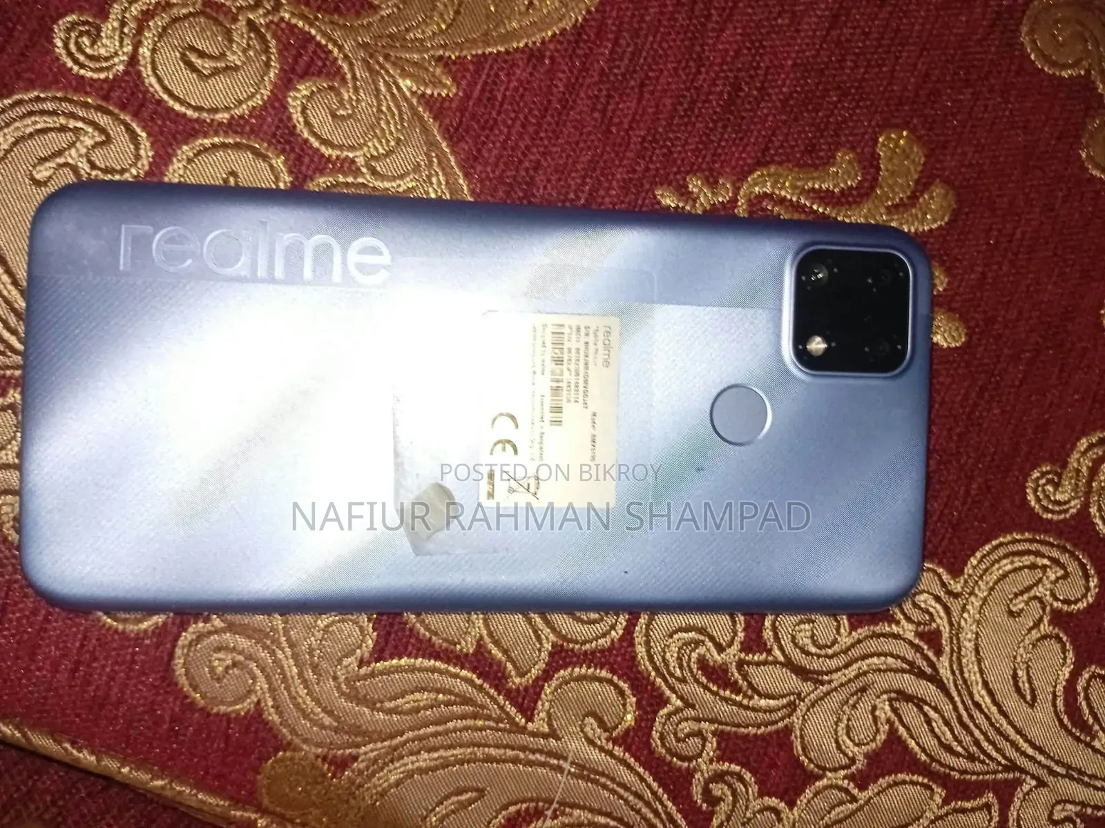 Realme C25s 64 জিবি কালো