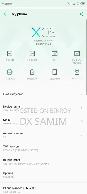 Infinix Smart 6 32 GB Green