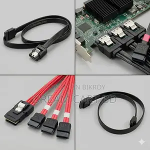 এইচডিডি এসএসডি এর জন্য স্ট্যান্ডার্ড SATA III 6Gbps হাই স্পিড ডাটা ক্যাবল