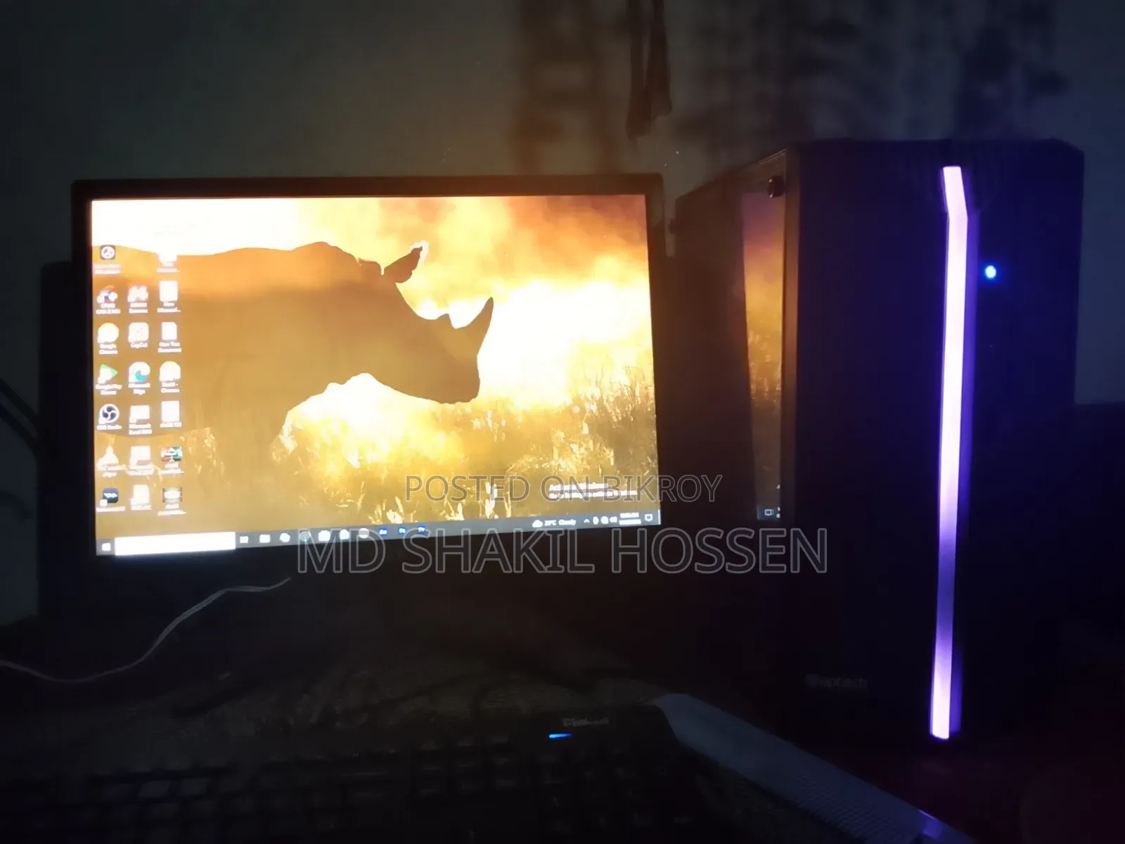 Desktop Computer MSI model 8GB AMD Ryzen 5 SSD 256GB