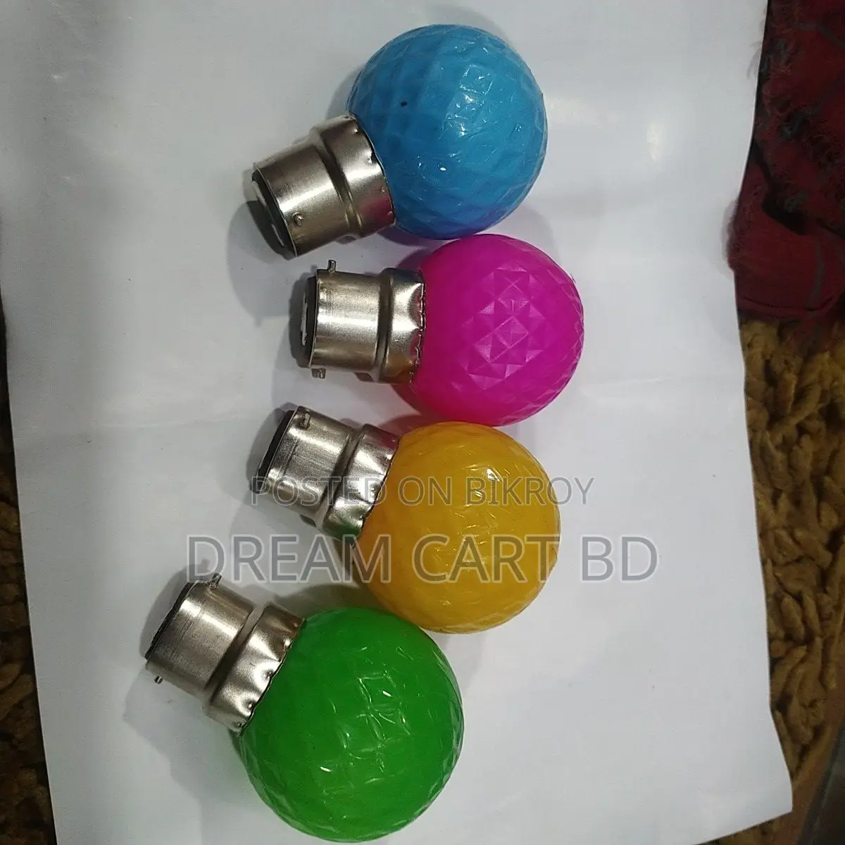 5pcs RGB Rotating LED Disco Bulb E27 Stage Party Light