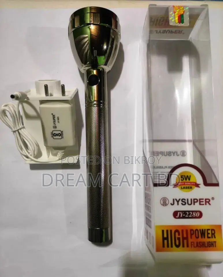 Jysuper JY2280 High Power Rechargeable LED Flashlight