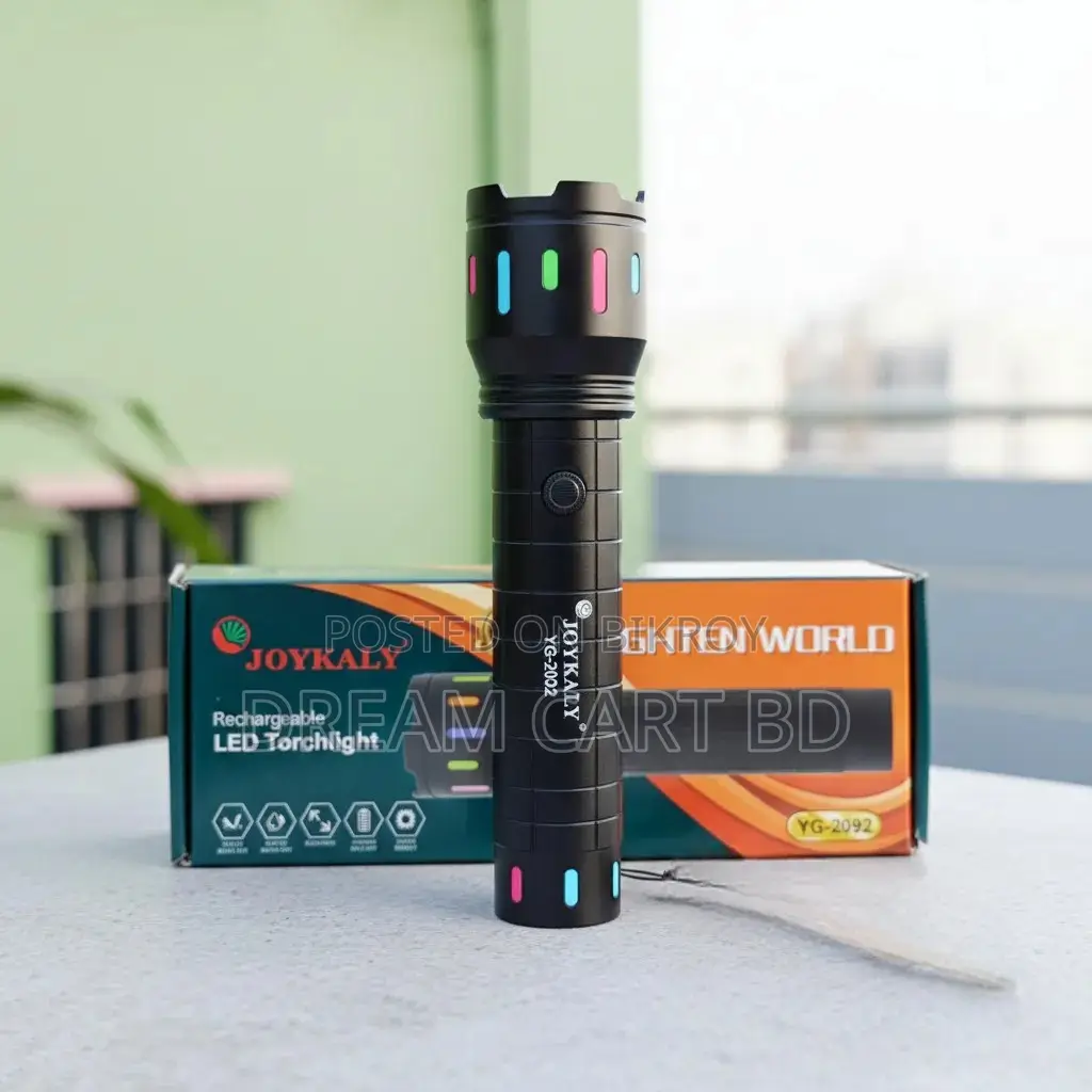 JOYKALY YG-2092 Rechargeable LED Tactical Flashlight