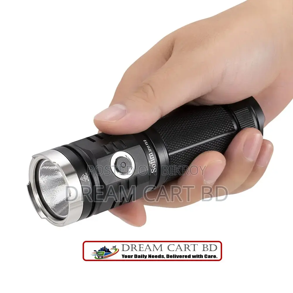 Geapas GFL-031 Rechargeable LED Zoom Torch Light With COB Side Light