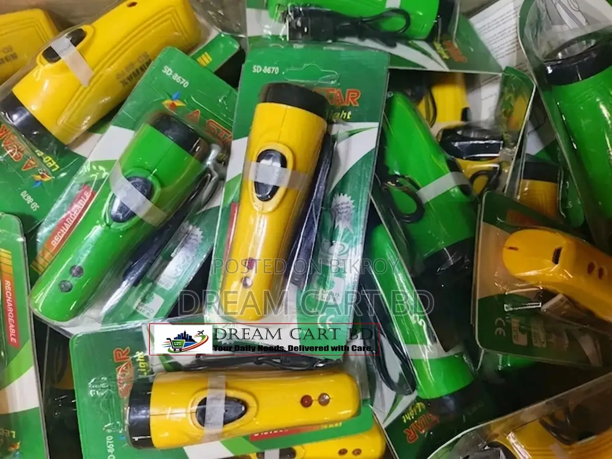 Ridak SD-8670 Rechargeable Long Range LED Flashlight Torch