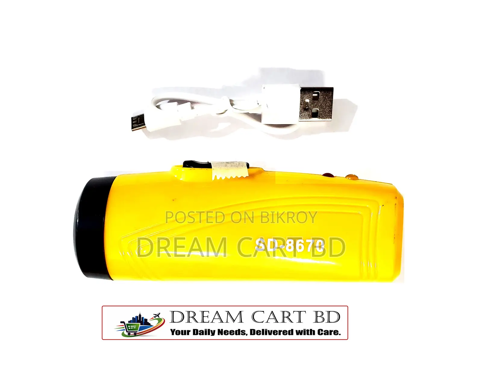 Ridak SD-8670 Rechargeable Long Range LED Flashlight Torch