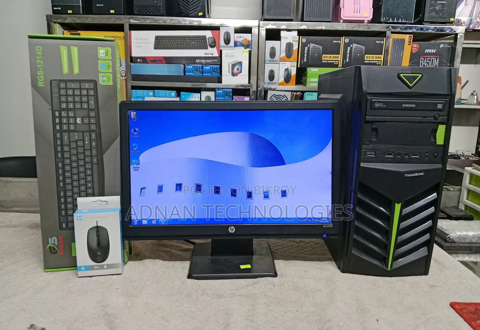 Desktop Computer 4GB RAM Intel Core i7 500GB SSD