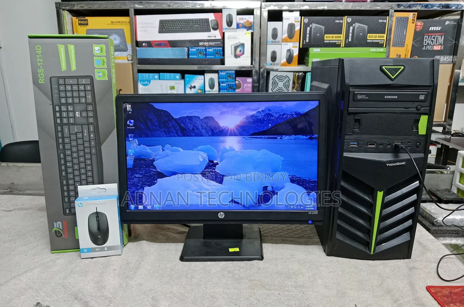 Desktop Computer 4GB RAM Intel Core i7 500GB SSD
