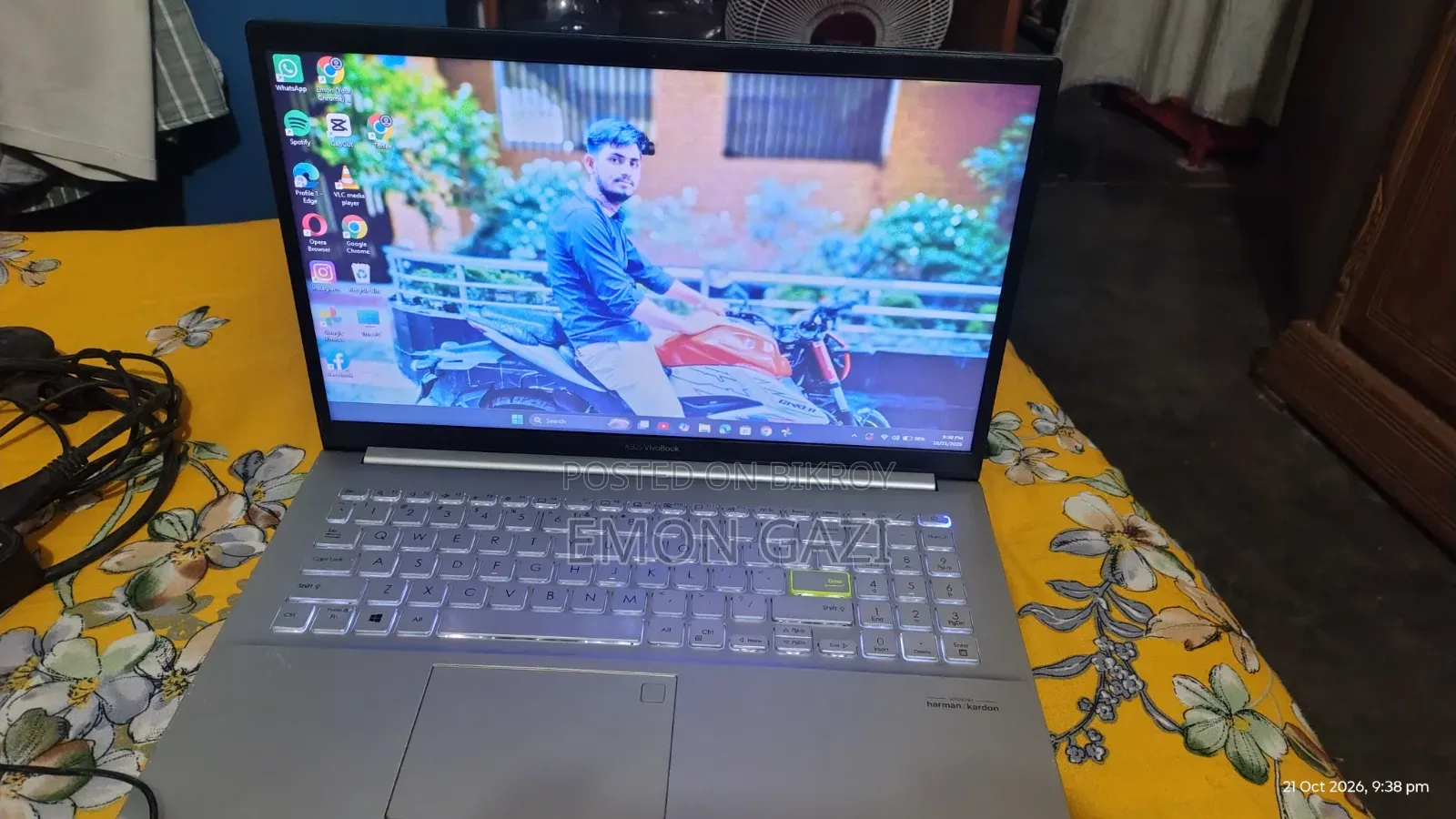 Asus Vivobook 15 Laptop 16GB Intel Core i7 512GB SSD