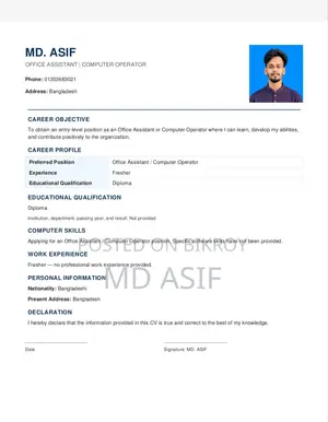 শোরুমের জন্য কর্মী