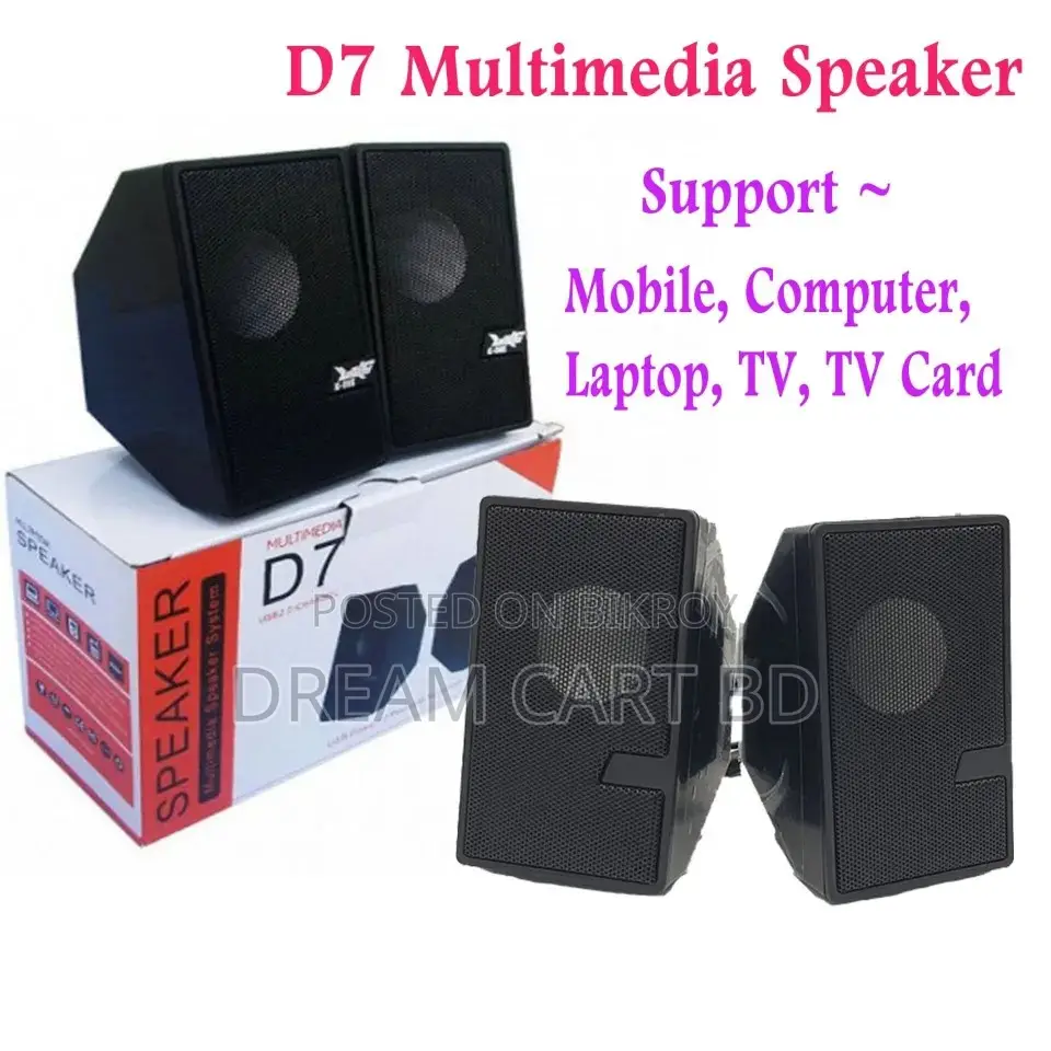 D7 Mini Portable Bluetooth Speaker With Powerful Bass