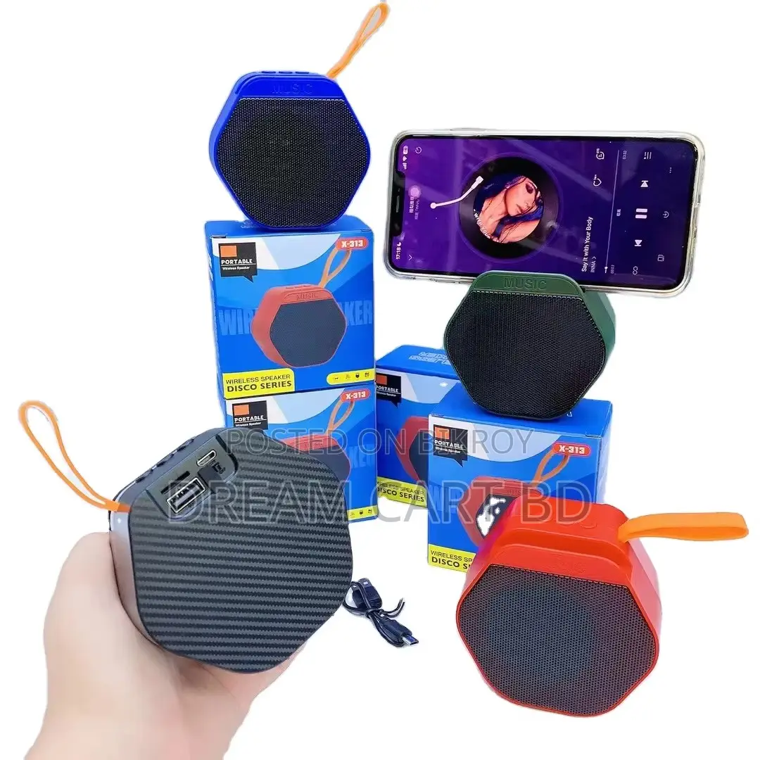 X-313 Portable Wireless Bluetooth Mini Speaker