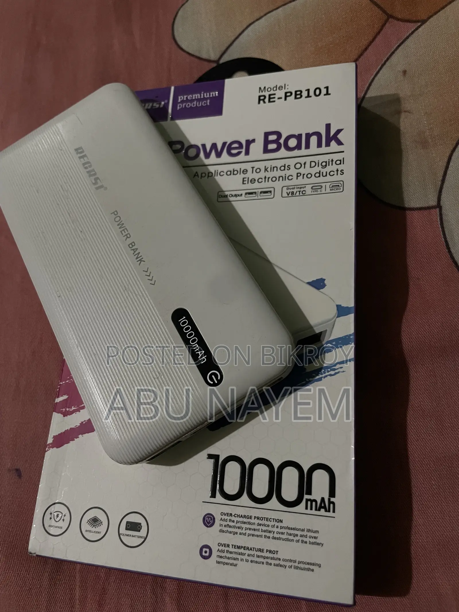 Recrsi Power Bank 10000mAh