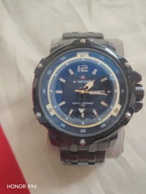 Naviforce Black Wrist Watch