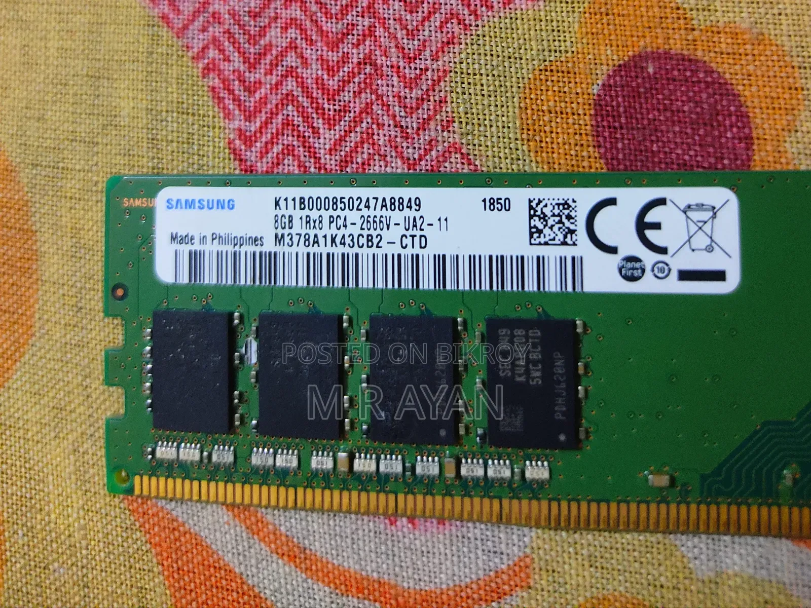 DDR-4 8GB Original Samsung
