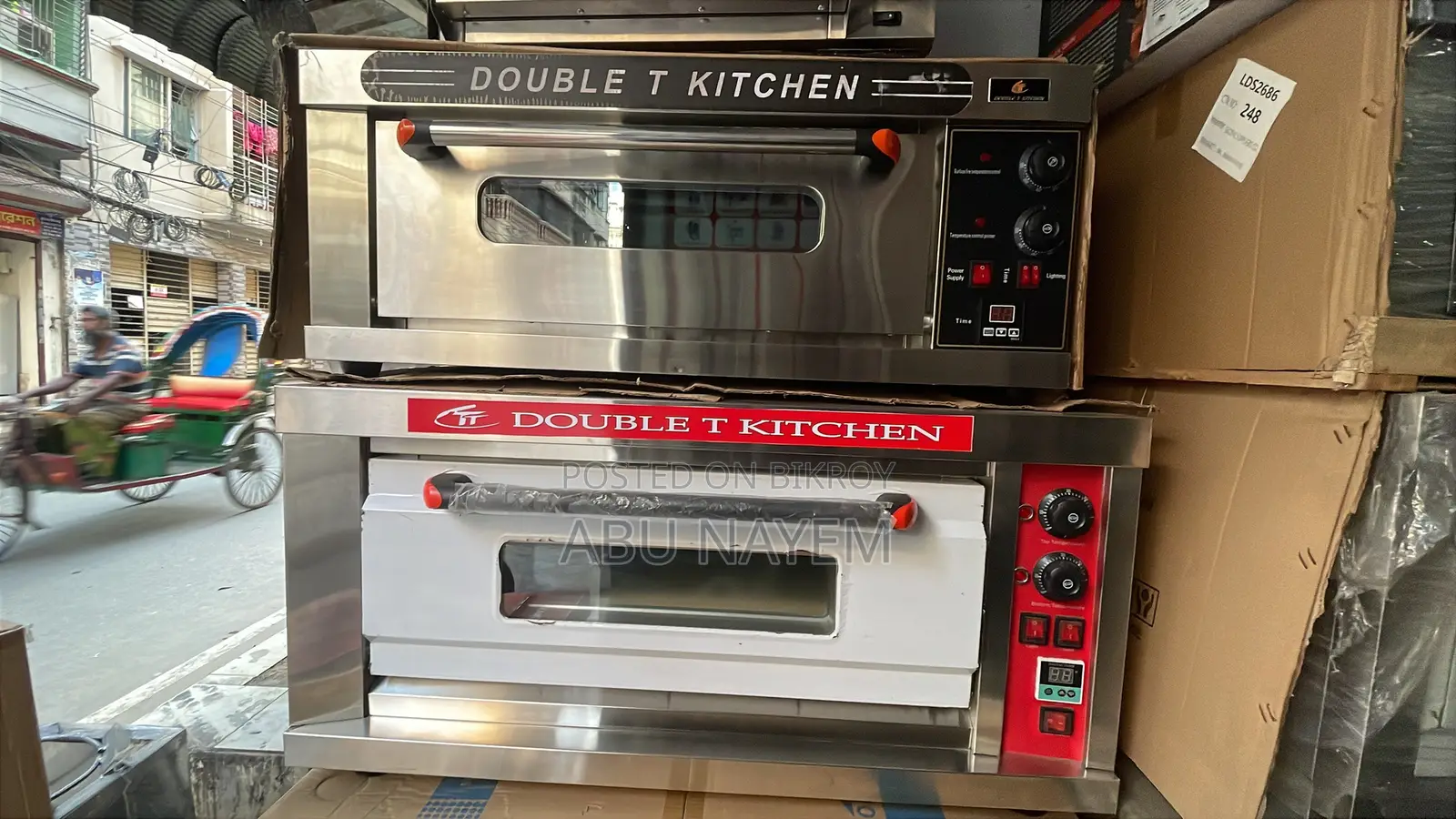 Double T Kitchen electric or gas deck oven