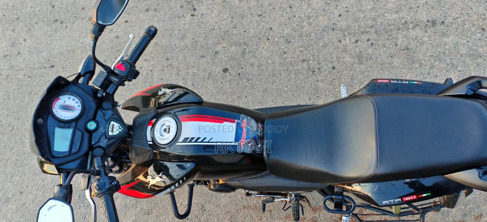TVS Apache RTR 160 2V 2025 Black