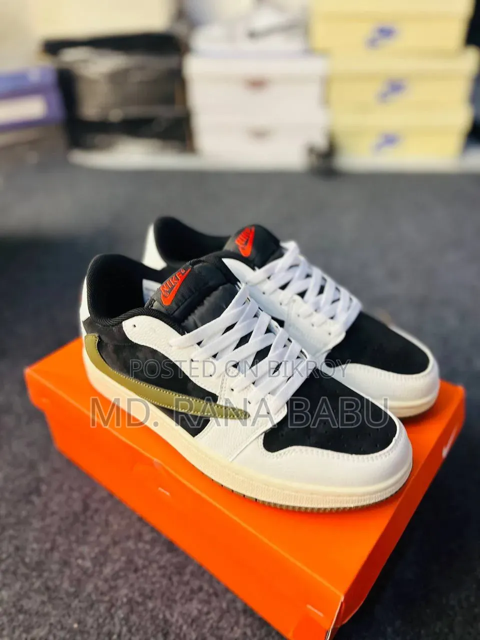 Travis Scott X Air Jordan 1 Retro Low OG "Olive"