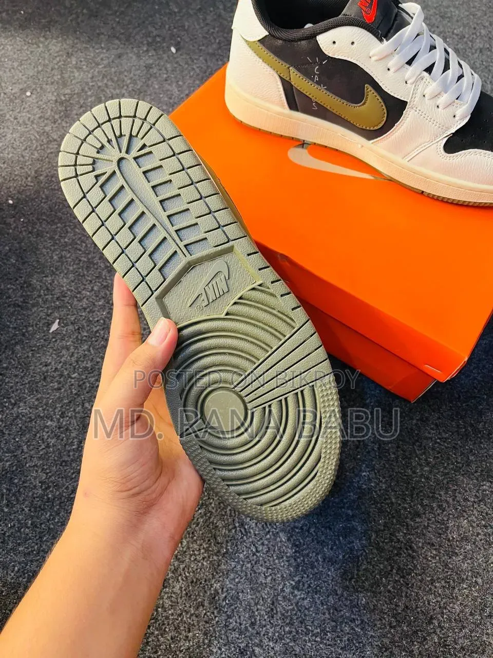 Travis Scott X Air Jordan 1 Retro Low OG "Olive"